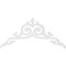 Ekena Millwork Pitch Baile Architectural Grade PVC Gable Pediment, 36"W x 16 1/2"H x 1"P (11/12) GPP036X017X100BAI - alternate 2
